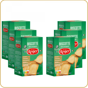 lot biscottes légères sans sel de la marque Roger
