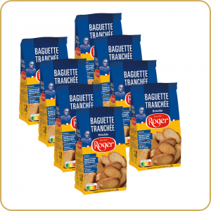 lot baguette tranchee briochee