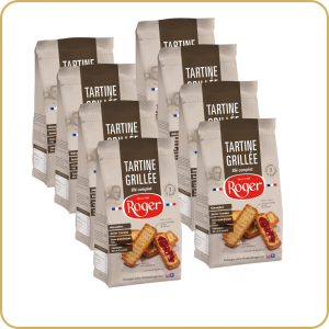 lot tartines petit déjeuner légères et croustillantes au blé complet