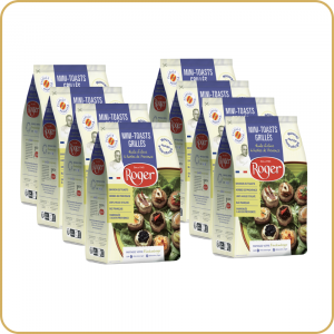 lot mini toasts huile d'olive et herbes de provence
