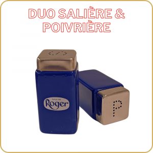 Duo Salière et Poivrière Roger goodies collector