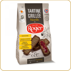 tartine grillée Nordic au blé noir