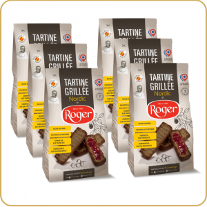 tartines grillée nordic au blé noir