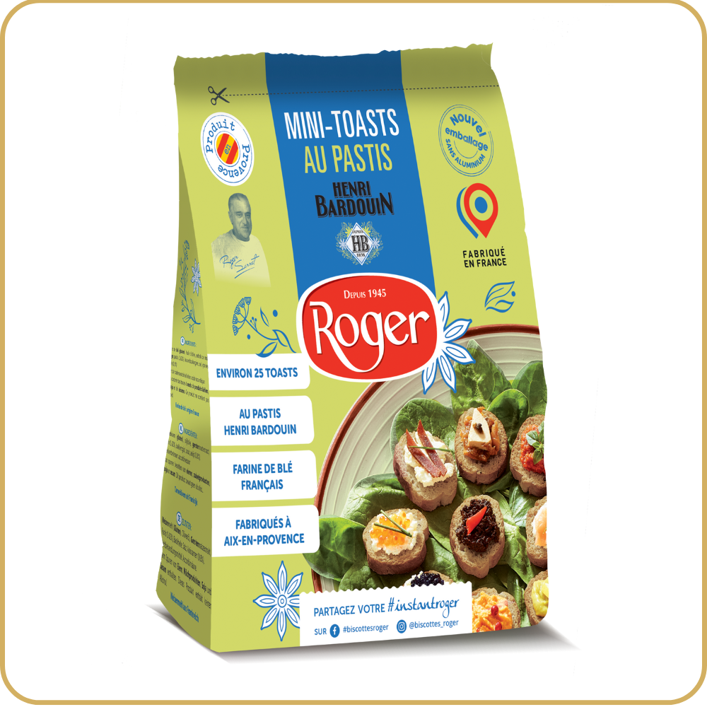 mini toasts au pastis